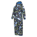 Noir - Bleu - Jaune - Lifestyle - Mountain Warehouse - Combinaison de ski ALL IN ONE - Enfant