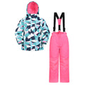 Bleu sarcelle - Front - Mountain Warehouse - Ensemble Blouson de ski - Enfant