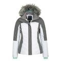 Blanc - Pack Shot - Mountain Warehouse - Blouson de ski PYRENEES - Femme