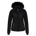 Noir - Pack Shot - Mountain Warehouse - Blouson de ski PYRENEES - Femme