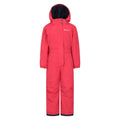 Rouge foncé - Front - Mountain Warehouse - Combinaison de ski CLOUD ALL IN ONE - Enfant