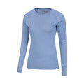 Bleu - Side - Mountain Warehouse - Haut thermique MERINO - Femme