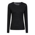 Noir - Front - Mountain Warehouse - Haut thermique MERINO - Femme