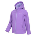 Violet clair - Lifestyle - Mountain Warehouse - Veste softshell EXODUS - Enfant