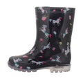 Fuchsia - Noir - Blanc - Lifestyle - Mountain Warehouse - Bottes de pluie SPLASH - Enfant