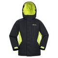 Noir - Pack Shot - Mountain Warehouse - Ensemble Blouson et pantalon de ski - Enfant