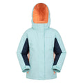 Bleu sarcelle clair - Front - Mountain Warehouse - Blouson de ski HONEY - Enfant