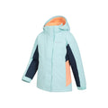 Bleu sarcelle clair - Side - Mountain Warehouse - Blouson de ski HONEY - Enfant