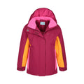 Pourpre - Pack Shot - Mountain Warehouse - Blouson de ski HONEY - Enfant