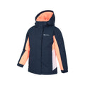 Bleu marine sombre - Side - Mountain Warehouse - Blouson de ski HONEY - Enfant