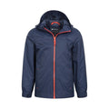 Bleu - Pack Shot - Mountain Warehouse - Veste imperméable TORRENT - Enfant