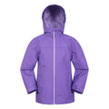 Violet - Front - Mountain Warehouse - Veste imperméable TORRENT - Enfant