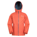 Rouille - Front - Mountain Warehouse - Veste imperméable TORRENT - Enfant