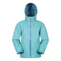 Bleu sarcelle - Front - Mountain Warehouse - Veste imperméable TORRENT - Enfant