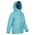 Bleu sarcelle - Side - Mountain Warehouse - Veste imperméable TORRENT - Enfant