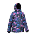 Bleu - Rose - Noir - Side - Mountain Warehouse - Blouson de ski - Enfant