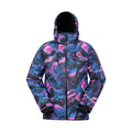 Bleu - Rose - Noir - Front - Mountain Warehouse - Blouson de ski - Enfant