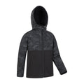 Noir Camouflage - Side - Mountain Warehouse - Veste softshell EXODUS - Enfant