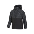 Noir Camouflage - Lifestyle - Mountain Warehouse - Veste softshell EXODUS - Enfant