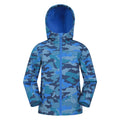 Bleu - Front - Mountain Warehouse - Veste softshell EXODUS - Enfant