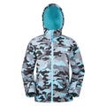 Bleu Camouflage - Front - Mountain Warehouse - Veste softshell EXODUS - Enfant