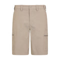 Beige foncé - Front - Mountain Warehouse - Short cargo TREK - Homme