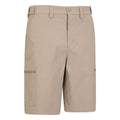 Beige foncé - Side - Mountain Warehouse - Short cargo TREK - Homme