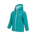 Bleu sarcelle - Lifestyle - Mountain Warehouse - Veste softshell - Enfant