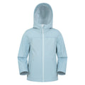 Bleu pâle - Front - Mountain Warehouse - Veste softshell - Enfant