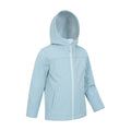 Bleu pâle - Side - Mountain Warehouse - Veste softshell - Enfant