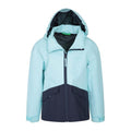 Bleu sarcelle - Back - Mountain Warehouse - Veste imperméable CLOUD BURST - Enfant