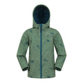 Vert - Front - Mountain Warehouse - Veste softshell EXODUS - Enfant