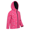 Rose vif - Side - Mountain Warehouse - Veste softshell EXODUS - Enfant