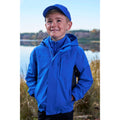 Bleu vif - Front - Mountain Warehouse - Veste imperméable CANNONBALL - Enfant