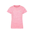 Rose - Front - Mountain Warehouse - T-shirt PLAIN FIELD - Fille