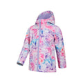 Rose vif - Side - Mountain Warehouse - Veste softshell - Enfant