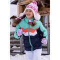 Bleu sarcelle clair - Front - Mountain Warehouse - Blouson de ski ARCTIC - Enfant