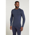 Bleu marine - Front - Mountain Warehouse - Haut thermique KEEP THE HEAT - Homme