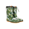 Vert kaki - Front - Mountain Warehouse - Bottes de pluie - Enfant