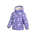 Vieux violet - Side - Mountain Warehouse - Veste matelassée SEASONS - Enfant