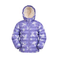 Vieux violet - Front - Mountain Warehouse - Veste matelassée SEASONS - Enfant