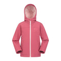 Rose clair - Front - Mountain Warehouse - Veste softshell ARCTIC - Enfant