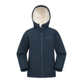 Bleu marine - Front - Mountain Warehouse - Veste softshell ARCTIC - Enfant