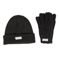 Noir - Front - Mountain Warehouse - Ensemble bonnet et gants - Enfant