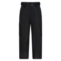 Noir - Front - Mountain Warehouse - Pantalon de ski TITAN - Enfant