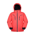 Rouge corail vif - Front - Mountain Warehouse - Blouson de ski SLALOM EXTREME - Enfant