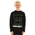 Noir - Side - Minecraft - Sweat - Garçon