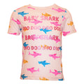 Rose - Front - Baby Shark - T-shirt - Fille