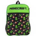 Noir - vert - Close up - Minecraft - Ensemble Sac à dos