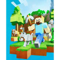 Bleu - Lifestyle - Minecraft - T-shirt ADVENTURE - Fille